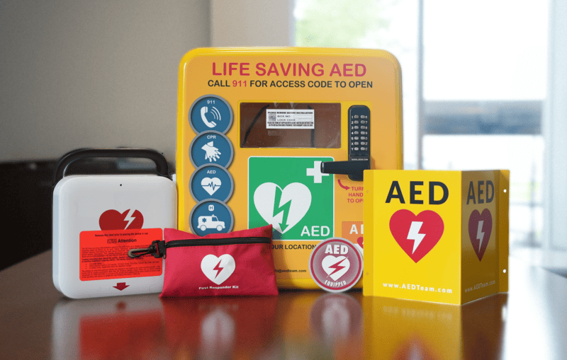 Help protect your business with an AED and training. Help protect your business with an AED and training.