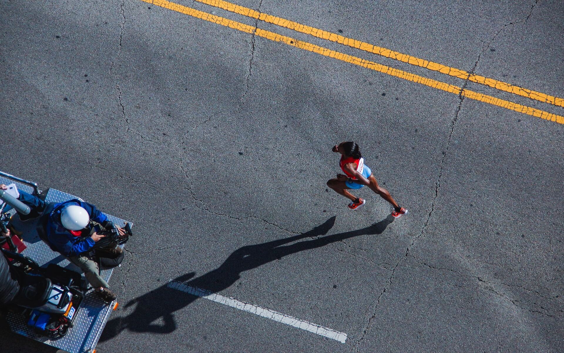 Woman running